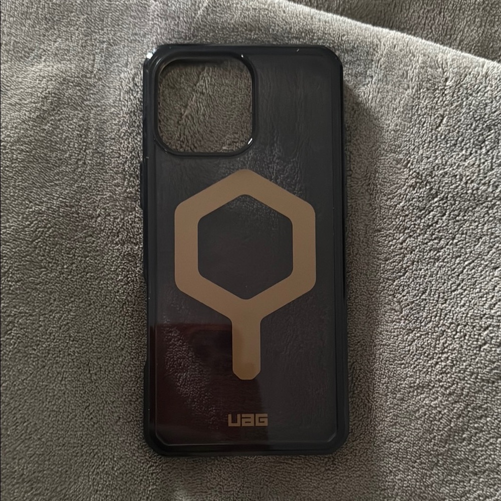 UAG Black and Gold iPhone 16 pro max Case
